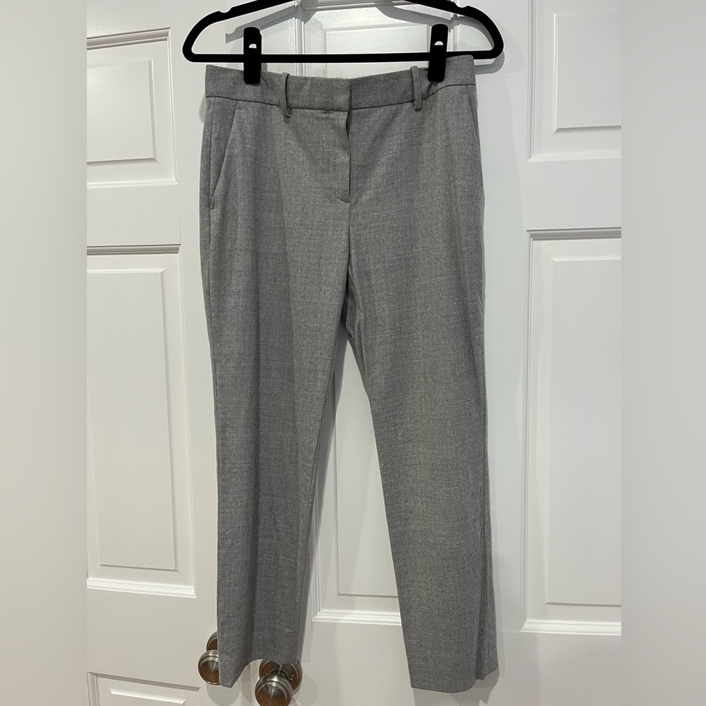 Theory Grey Wool Trousers - Size 2
